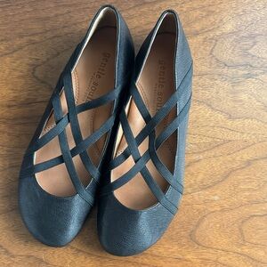 Gentle  Baybraid Souls Women's Leather Crisscross Flats